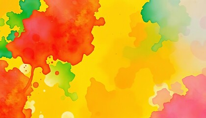 Vibrant watercolor textures in diverse colors, ideal for design projects,  celebration,  digital