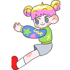 A pink bubbly question mark icon. A cartoon illustration of a thought cloud shaped like a query symbol for doubt and uncertainty concepts.