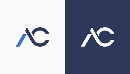 letter AC Logo. Creative modern letter AC logo design vector