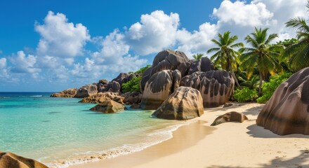 Anse Source d'Argent Beach: Granite Boulders, Turquoise Water, and Tropical Paradise