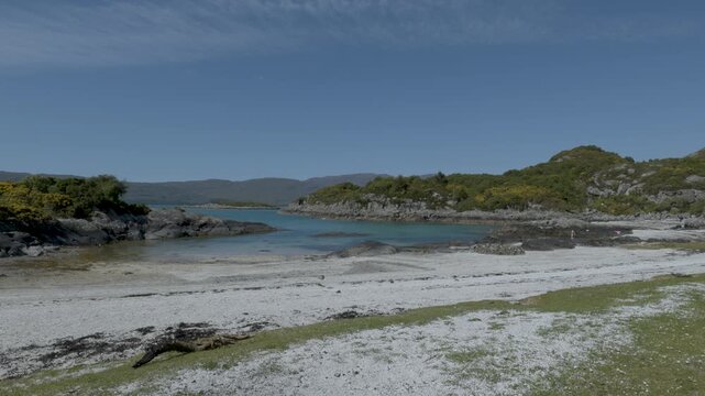 Coral beach just outside Plockton, Scotland
