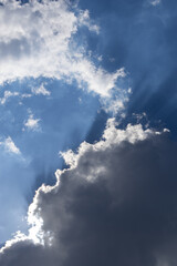 blue sky with clouds