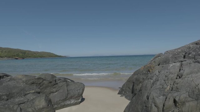 Singing Sands beach, ardnamurchan peninsula, scotland