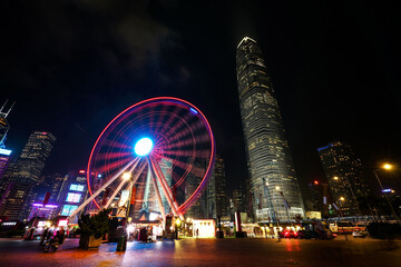 Nice night view of Hong Kong
