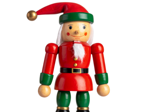 Vintage Toy Elf PNG