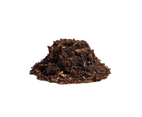 Quality compost pile ready for garden use to nourish plants