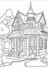 Obraz premium sketch of a house
