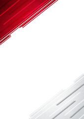 Dynamic Red and White Diagonal Frame Background 