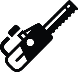 chain saw silhouette