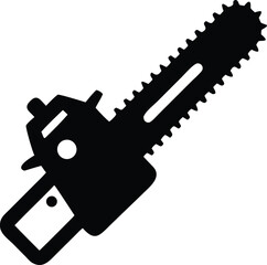 chain saw silhouette