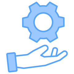 Technical Service Blue Icon