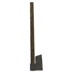 Axe cutting tree