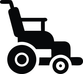 electric wheelchair silhouette