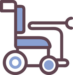 electric wheelchair silhouette