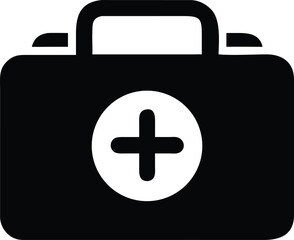 healthcare briefcase silhouette