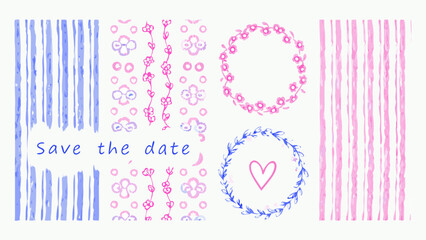 set of vector design elements