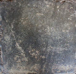 Cracked Dark Surface. Close-up of a dark cracked surface with fine web-like lines, evoking an aged or weathered appearance.