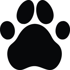 pet paw silhouette