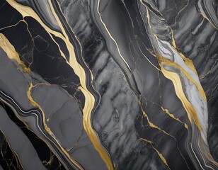 Obraz premium elegant natural dark gray marble texture background marble texture background dark gray marble with gold veins