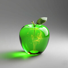 Glasses Green Apple