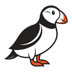 vector illustration of cartoon bird