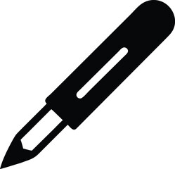 stationery knife silhouette (2).eps