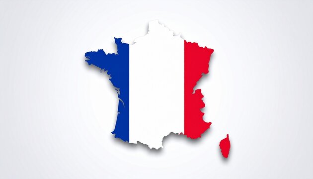 flag on white background 