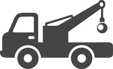 tow truck silhouette