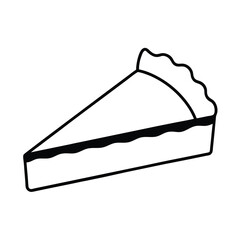 quiche slice clipart vector