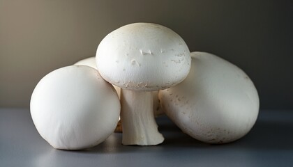 minimalist white mushroom photography pure white fungi still life images