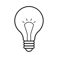 Obraz premium light bulb idea vector