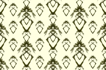 Fototapeta premium Abstract decorative texture pattern. Seamless abstract texture of hand-drawn elements of arbitrary shape for fabric and paper and wallpaper design