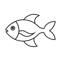 fish swimming clipart
