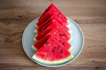 Juicy Sliced Watermelon