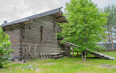 old wooden house