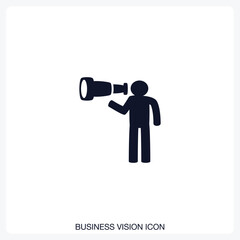 Fototapeta premium Business Vision Icon