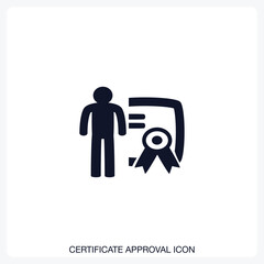 Certificate Approval Icon
