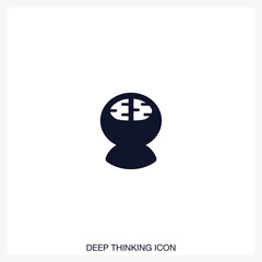 Deep Thinking Icon