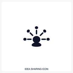 Idea Sharing Icon