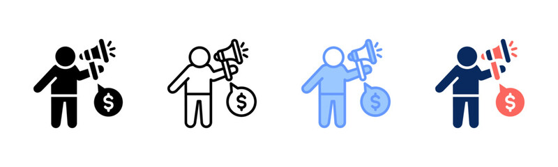 Promotion icon sheet multiple style collection