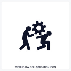 Workflow Collaboration Icon
