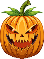 Halloween is not complete without a scary-faced pumpkin ready to decorate your porch. The scary smile of this pumpkin will make anyone who sees it shiver when the celebration arrives.