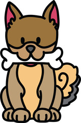 Dog colorful Cute Pet Clip Art