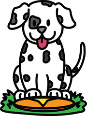 Dog colorful Cute Pet Clip Art