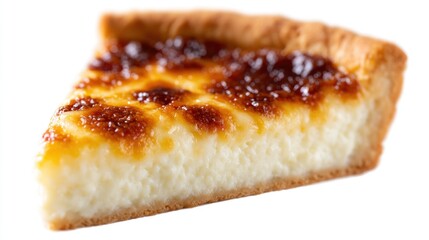 A rich custard tart with a smooth texture and crispy crust invites sweetness