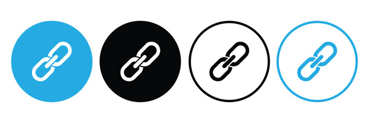 link icon set vector on white background.  link, web, isolated, background, pattern, abstract, logotype, texture, design, icon, fashion, art, symbol.