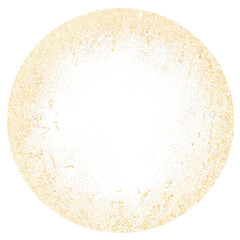 gold line glitter texture circle frame