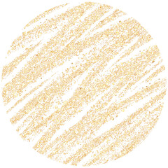 gold line glitter texture circle frame