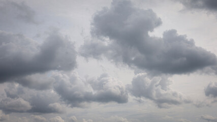 simple background, sky, clouds, sunset