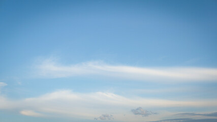 simple background, sky, clouds, sunset